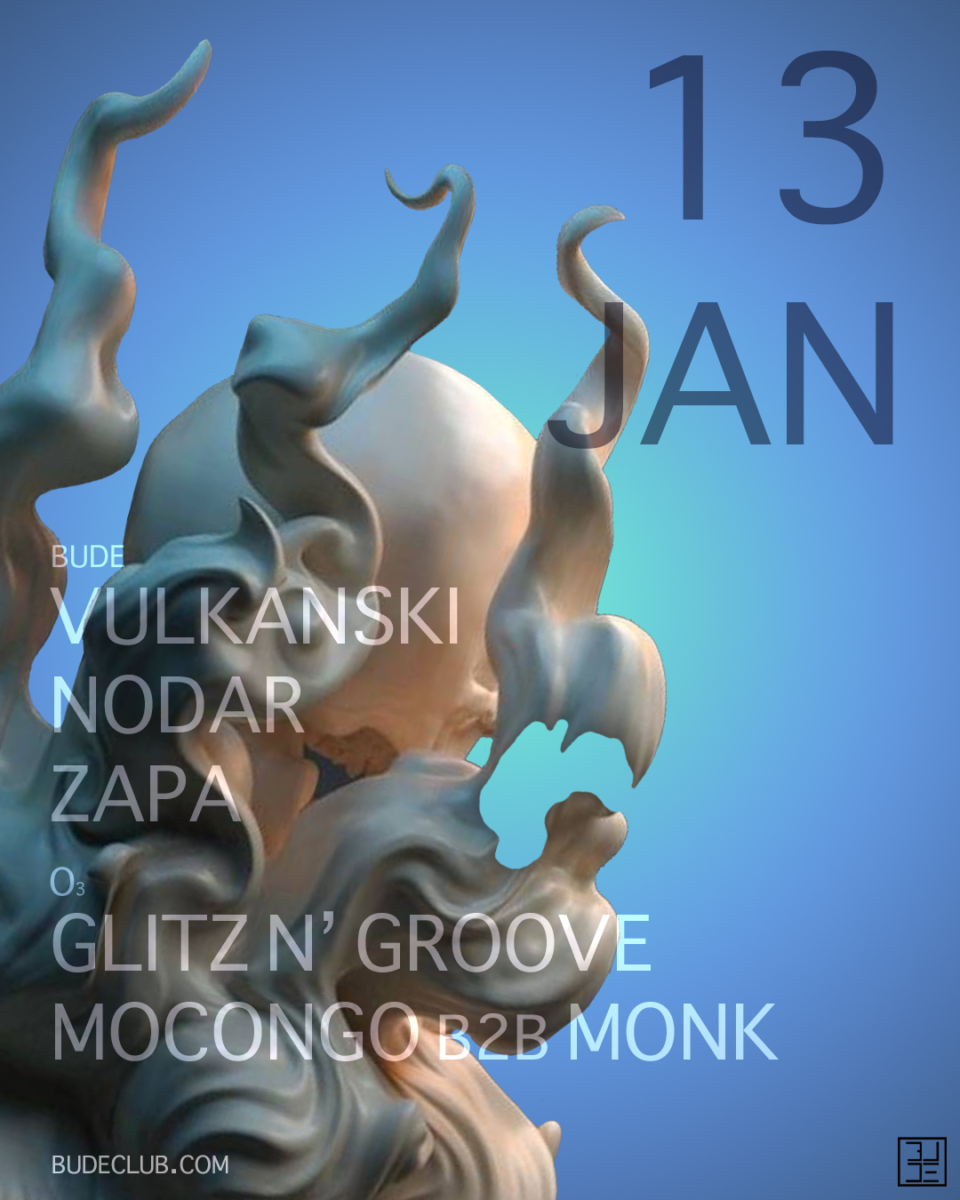 VULKANSKI : NODAR : ZAPA : GLITZ N’ GROOVE : MOCONGO B2B MONK