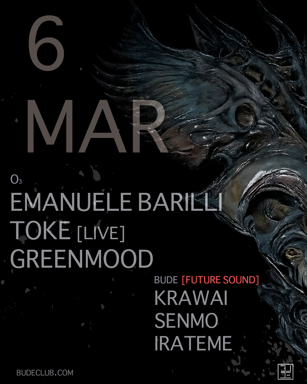 EMANUELE BARILLI : TOKE : GREENMOOD : KRAWAI : SENMO : IRATEME